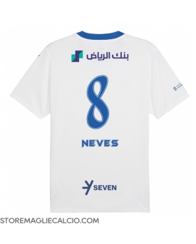 Al-Hilal Ruben Neves #8 Maglia Gara Trasferta Repliche 2024-25 Maniche Corte Al-Hilal Ruben Neves #8 Maglia Gara Trasferta Repliche 2024-25 Maniche Corte